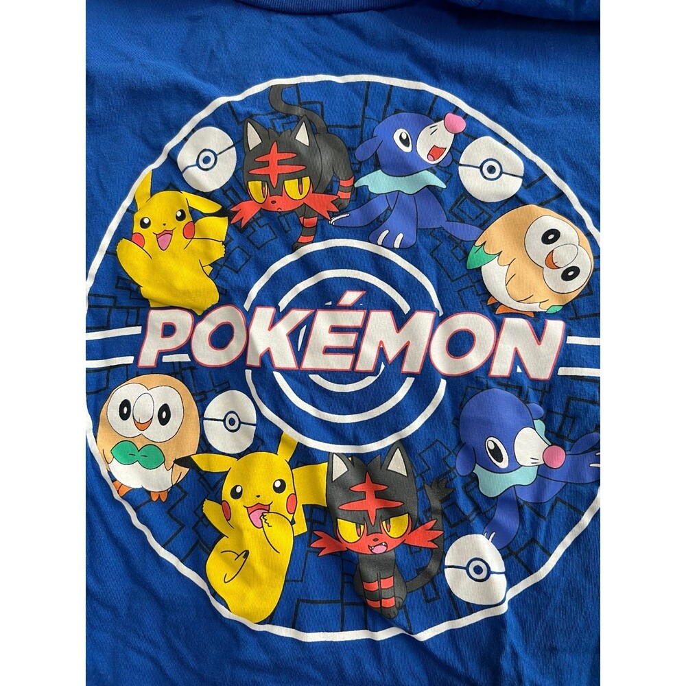 Boys POKÉMON Short Sleeve Shirt Size 2XL